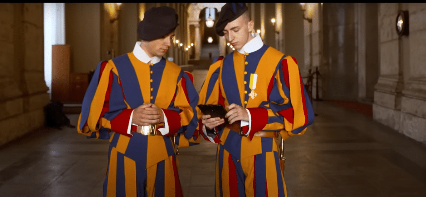 Corporate Videography Services for Samsung at Vatican City with the Swiss Guard