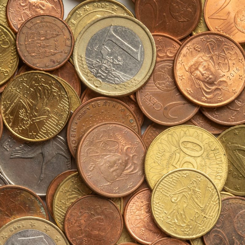 euro coins