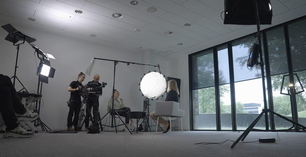 people on a shoot